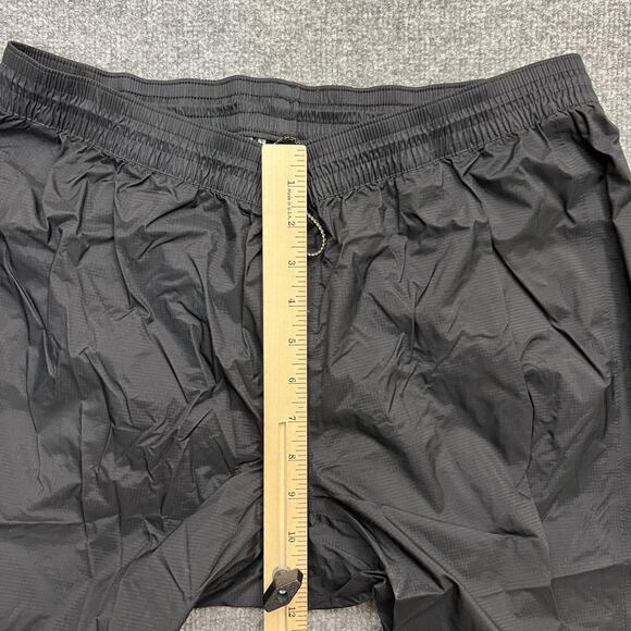 REI Co-op Pants Mens Medium Short Black Rain Nylon Ripstop Water Resistant Shell - Picture 11 of 14